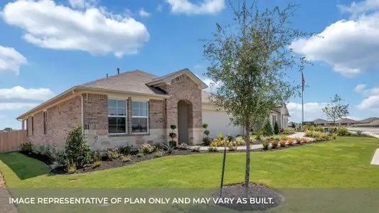 New construction Single-Family house 128 Bruin Paw Dr, Georgetown, TX 78628 The Lakeway- photo 1 1