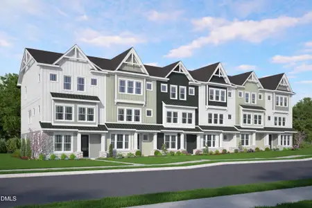 New construction Townhouse house 3017 White Rail Dr, Fuquay Varina, NC 27526 plan Cora Interior Unit - image