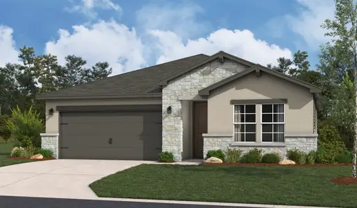 New construction Single-Family house 293 Ivy Wy, Mico, TX 78056 plan Tularosa - image