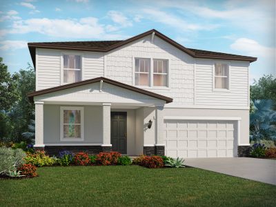New construction Single-Family house 12485 Homeland Dr, Dade City, FL 33525 plan Marigold - image
