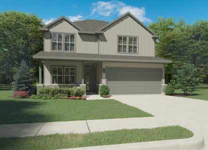 New construction Single-Family house 136 Coppers Way, Elgin, TX 78621 Pearl | Trinity Ranch- photo 0