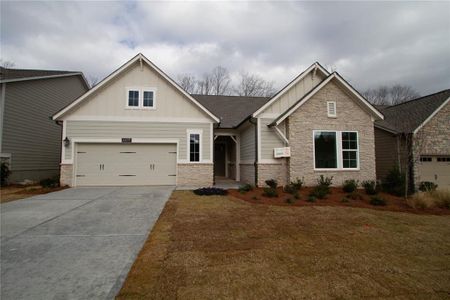 New construction Single-Family house 6859 Welcome Rd, Flowery Branch, GA 30542 The Lockview- photo 2 2