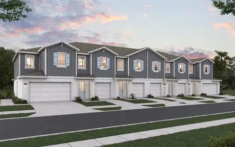 New construction Townhouse house 31792 Kestrel Calling Dr, San Antonio, FL 33576 - image