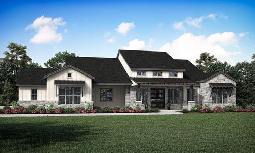 New construction Single-Family house 2001 Whispering Oaks Ln, Waller, TX 77484 plan Abilene - image