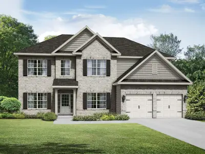 New construction Single-Family house 3260 Lions Ruby Ln, Atlanta, GA 30349 plan The Brookdale - image