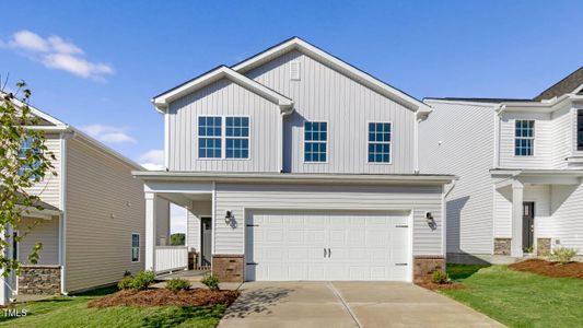 New construction Single-Family house 236 Moore Creek Drive, Fuquay Varina, NC 27526 The Thomas- photo 0