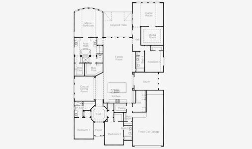 New construction Single-Family house 20427 Via Casa Laura Dr, Cypress, TX 77433 plan Tomball (3646-HM-55) - image
