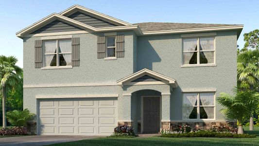 New construction Single-Family house 3078 Living Coral St, Wimauma, FL 33598 Hayden- photo 0