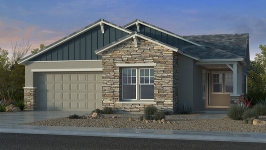 New construction Single-Family house 20685 E Via Del Oro, Queen Crk, Queen Creek, AZ 85142 plan Windsor - image