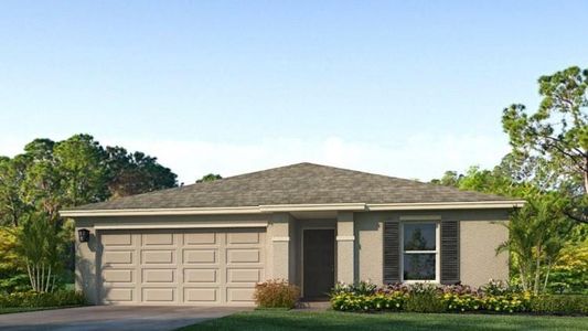 New construction Single-Family house 12428 Hopscotch Ave, Parrish, FL 34219 - image