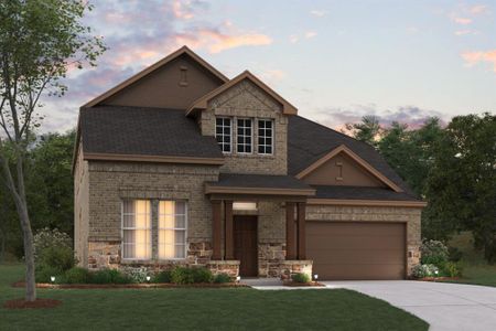 New construction Single-Family house 5309 Archeron Ave, Aubrey, TX 76227 plan Presidio - image