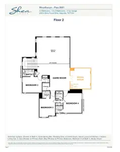 New construction Single-Family house 29806 Amber Brook Dr, Magnolia, TX 77354 plan Plan 5051 Elevation E - image