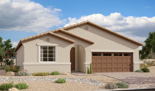 New construction Single-Family house 17586 W Blue Sky Dr, Surprise, AZ 85387 Raleigh- photo 2 2