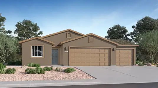 New construction Single-Family house 8901 E Crimson Snowberry Wy, Vail, AZ 85641 plan Dolly - image