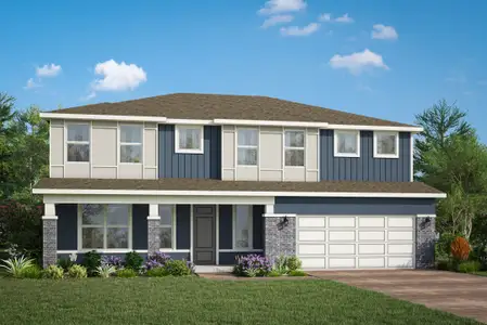 New construction Single-Family house 748 Mystic Gardens Dr, Apopka, FL 32703 plan Clementine - image