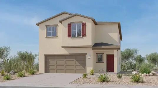 New construction Single-Family house 943 W Calle El Colmillo, Sahuarita, AZ 85629 plan Jeffry - image