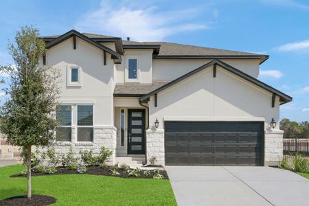 New construction Single-Family house 5325 Cosenza Trce, Leander, TX 78641 plan Saffron - image