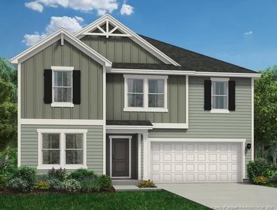 New construction Single-Family house 209 Deep River Rd, Aberdeen, NC 28315 plan Wayfare - image