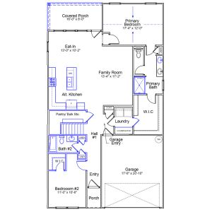 New construction Single-Family house 1001 Honey Bee Ct, Durham, NC 27703 plan Lawrence - image