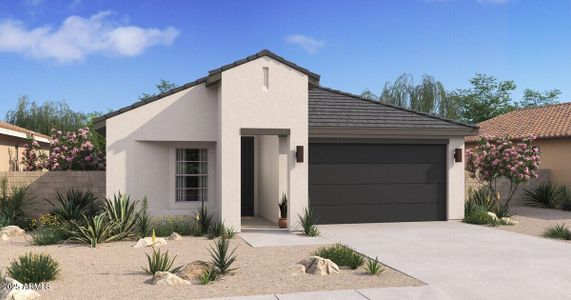 New construction Single-Family house 3949 S 233Rd Ln, Buckeye, AZ 85326 Godavari- photo 0