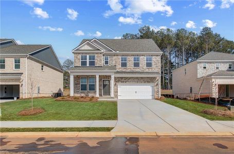 New construction Single-Family house 619 Leafy Branch Wy, Mcdonough, GA 30253 Pelham- photo 0