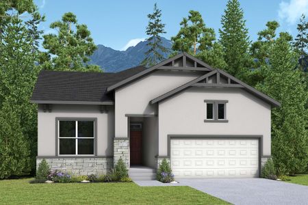 New construction Single-Family house 6462 Arabesque Lp, Colorado Springs, CO 80924 plan The Ellingwood - image