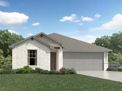 New construction Single-Family house 133 Honey Bee Rd, Jarrell, TX 76537 The Briscoe (820)- photo 0