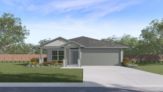 New construction Single-Family house 356 Villa Bisono St, Bastrop, TX 78602 plan The Dalton - image