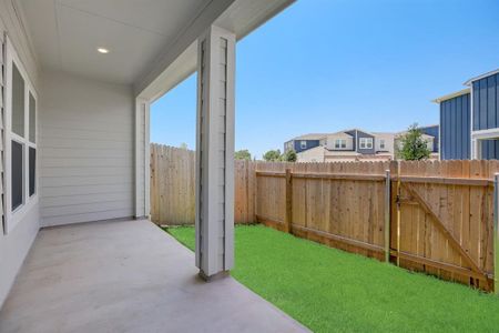 New construction Townhouse house 1850 Settlers Glen Dr, Unit 1702, Round Rock, TX 78665 The Bonnell (161)- photo 27 27