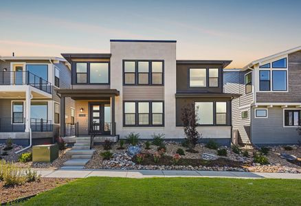 New construction Single-Family house 11233 Vibrato Ln, Lone Tree, CO 80134 plan 4032 Maya Elevation C - Hip Slope Transitional - image