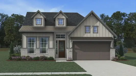 New construction Single-Family house 22411 Sawyer Mountain Dr, Waller, TX 77484 plan Lauren - image