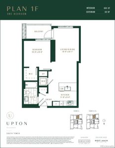 New construction Condo house 525 18th St, Unit 1208, Denver, CO 80202 plan 1F - image 3