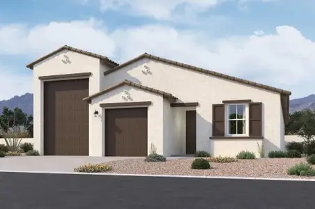 New construction Single-Family house 32148 N Buckaroo Rd, San Tan Valley, AZ 85140 plan Opal RV Garage - image