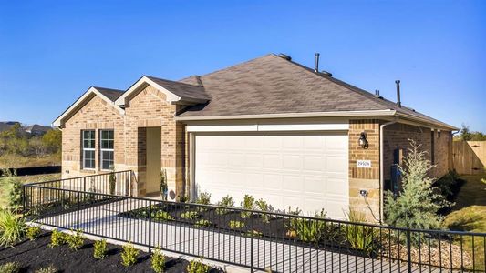 New construction Single-Family house 13820 Bothwell Pl, Manor, TX 78653 The Irvine- photo 0