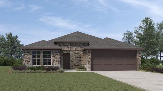 New construction Single-Family house 498 Sebastian Ln, Waxahachie, TX 75165 plan Denton - image