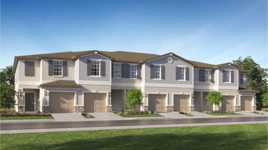 New construction Townhouse house 222 Tulip Banded Wy, Ruskin, FL 33570 null- photo 0