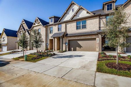 New construction Townhouse house 6903 Yellow Hammer Way, Arlington, TX 76001 Brenham  Front Entry- photo 2 2