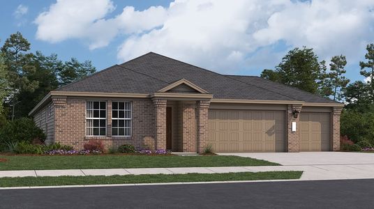 New construction Single-Family house 216 Corniche Cir, Hutto, TX 78634 Catesby- photo 0