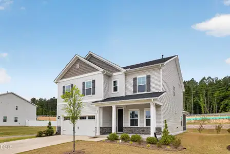 New construction Single-Family house 203 Sea Cave Ln, Raleigh, NC 27610 plan Landrum III - image