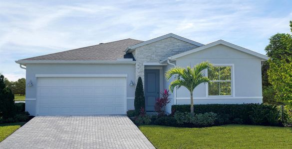 New construction Single-Family house 6330 Nw Windwood Way, Port Saint Lucie, FL 34987 Hartford- photo 0