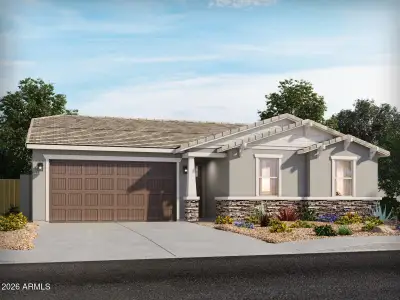 New construction Single-Family house 17845 W Woodlands Ave, Goodyear, AZ 85338 plan Everett - image