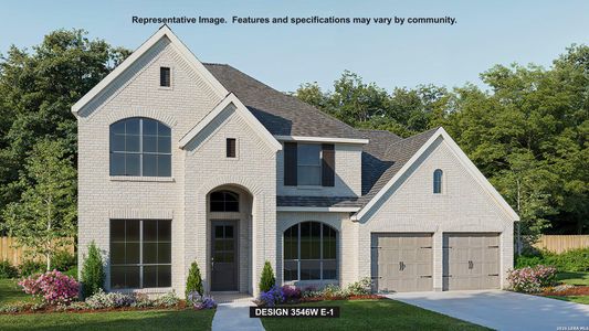 New construction Single-Family house 1705 Weissen Wy, Seguin, TX 78155 plan 3546W - image