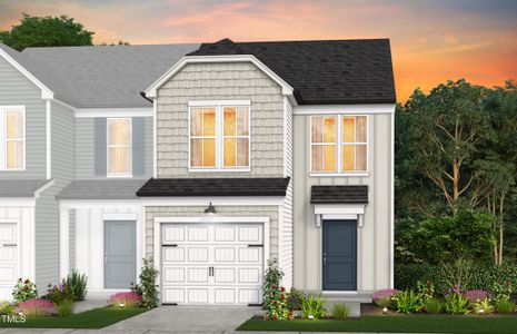 New construction Townhouse house 1102 Carpenter Falls Ave, Durham, NC 27704 plan Hemingway - image