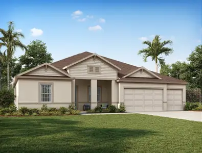 New construction Single-Family house 3528 Cross Creek Pkwy, Parrish, FL 34219 plan Strabane - image