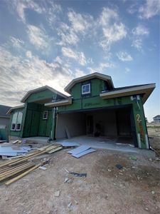 New construction Single-Family house 269 Oak Blossom Rd, Liberty Hill, TX 78642 Parker- photo 0