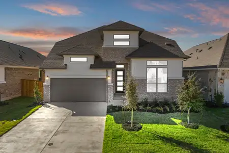 New construction Single-Family house 1421 Corduroy Ln, Georgetown, TX 78633 plan Delta - image
