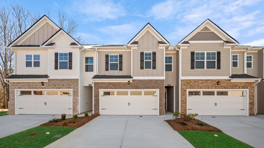 New construction Townhouse house 1402 Gray Branch Dr, Lawrenceville, GA 30045 plan Stratford - image