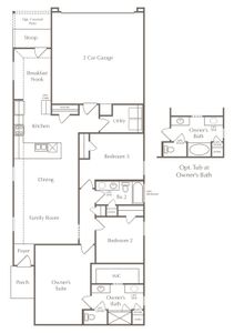 New construction Single-Family house 168 Rieber Rd, Kyle, TX 78640 plan Decker - image 3