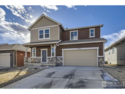 The home is currently under construction! These photos are renderings of another model with the same floorplan and give you a sense of what the home and elevation look like. Pictures of the actual house will be uploaded once it is completed.