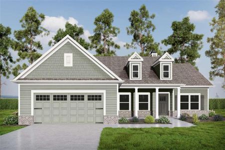 New construction Single-Family house 292 Weslyn Dr, Social Circle, GA 30025 plan (GA)Ava A.1 2 Front Entry - image